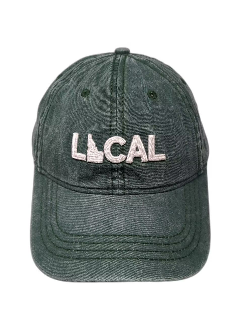 Home Free Green Baseball Cap Hat Idaho Local Slideback Strap OS Embroidered